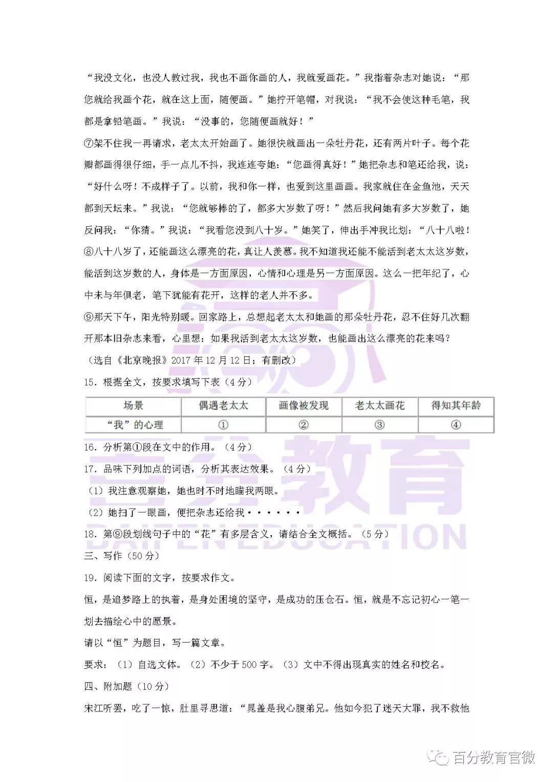 語文試題